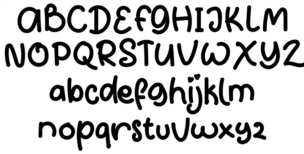Candy Cookiesfont specimens