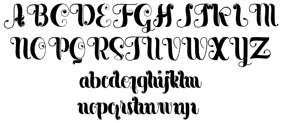 Candylandfont specimens