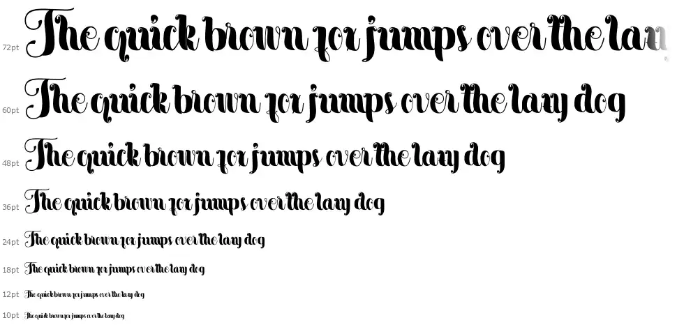 Candylandfont waterfall