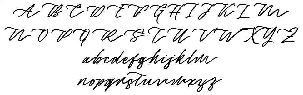 Captivatefont specimens