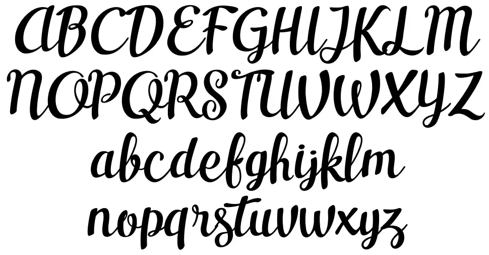 Casseron Scriptfont specimens