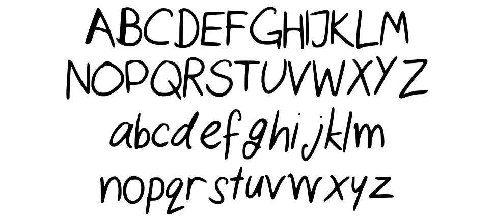 Cats Handwritingfont specimens