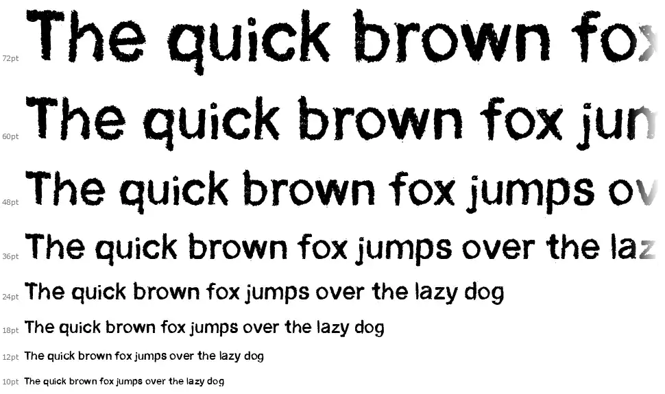 CF Blackboardfont waterfall