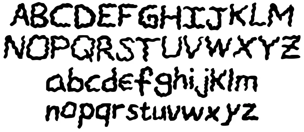 Chandelierfont specimens