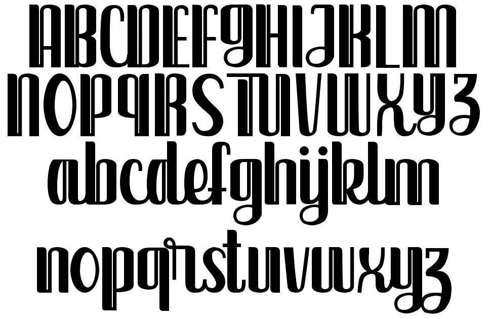 Chikybardfont specimens