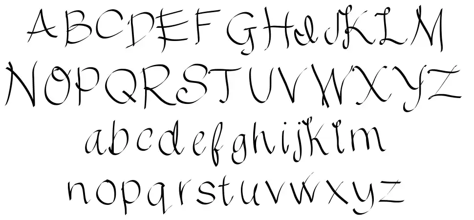 Chocolate Chipsfont specimens