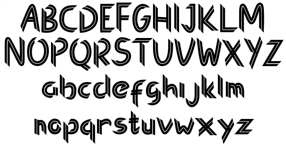 Christmas Monogramfont specimens