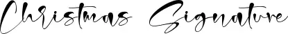 Christmas Signature
