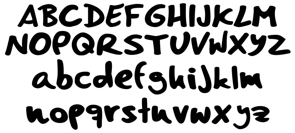 Comic Book Funfont specimens