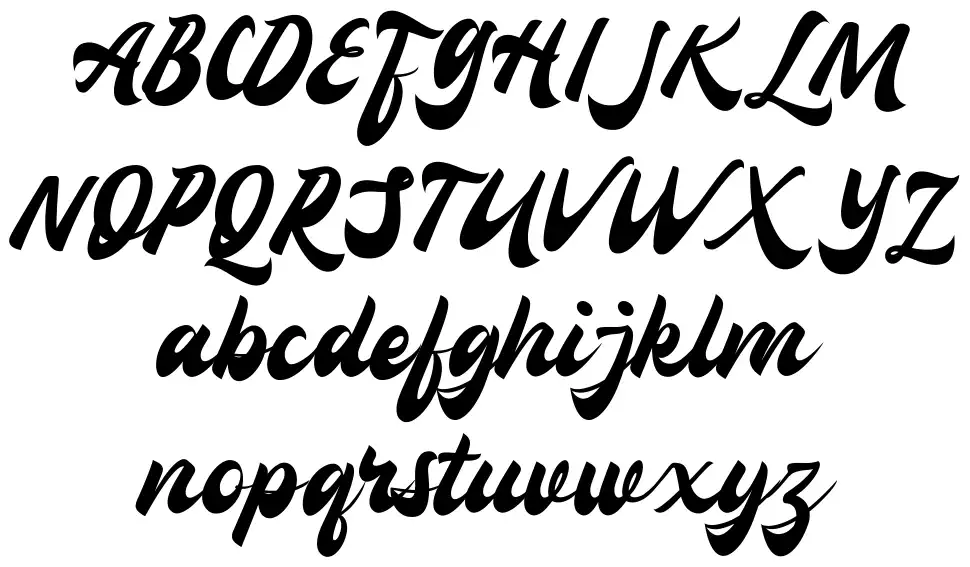 Confinentalfont specimens