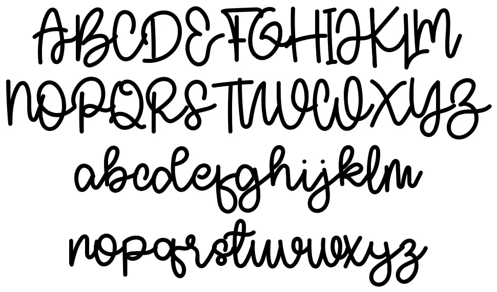 Cools Womenfont specimens