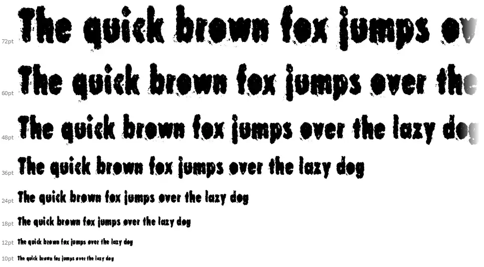 Corrupt Governmentfont waterfall