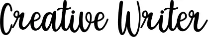 Creative Writer