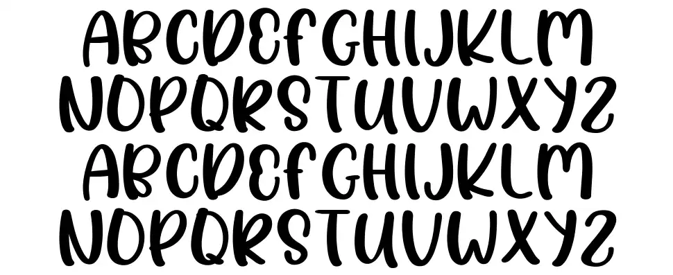 Crispy Dreamfont specimens