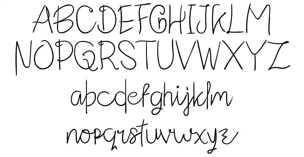 Cute Funnyfont specimens