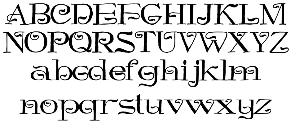 Dakota Esemplari Dakotafont specimens