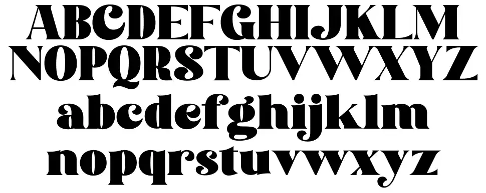 Danver Bridgetfont specimens