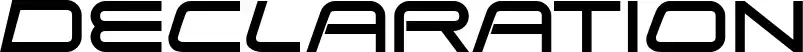 Declaration