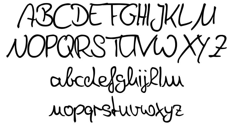Denise Handwritingfont specimens