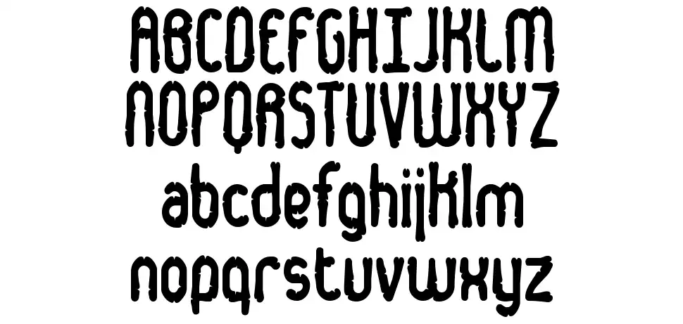 Dentedfont specimens