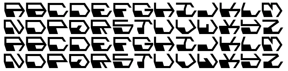 Deranianfont specimens
