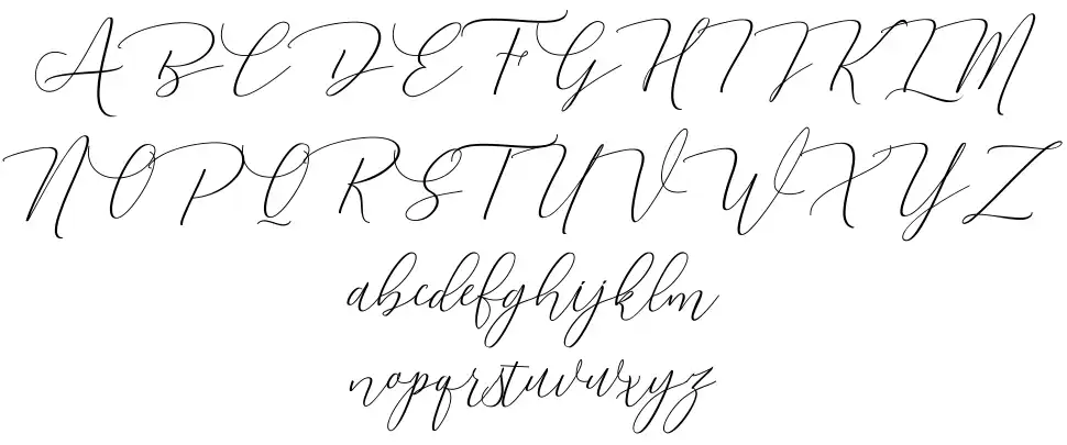 Dhenmarkfont specimens