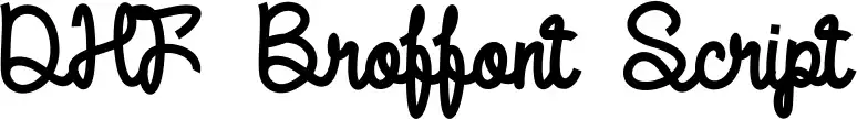 DHF Broffont Script