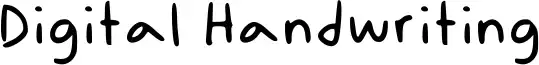Digital Handwriting