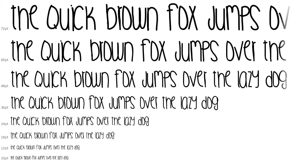 Digital Lovefont waterfall