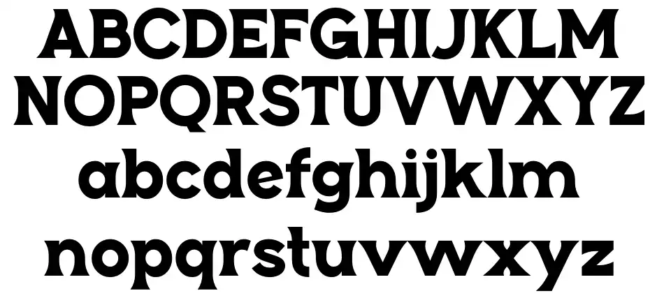 Direhuntfont specimens