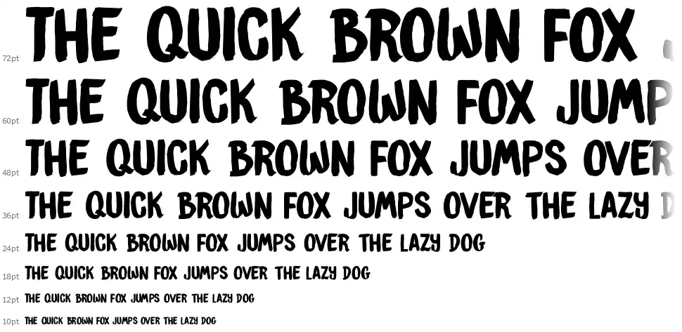 DK Brush Crushfont waterfall
