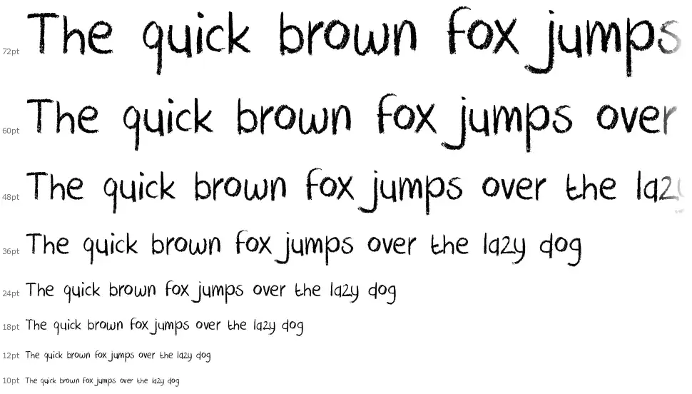 DK Crayon Crumblefont waterfall