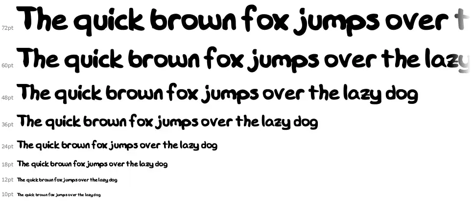DK Handfont waterfall
