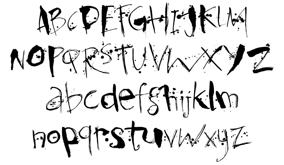 DK Kodama Forestfont specimens