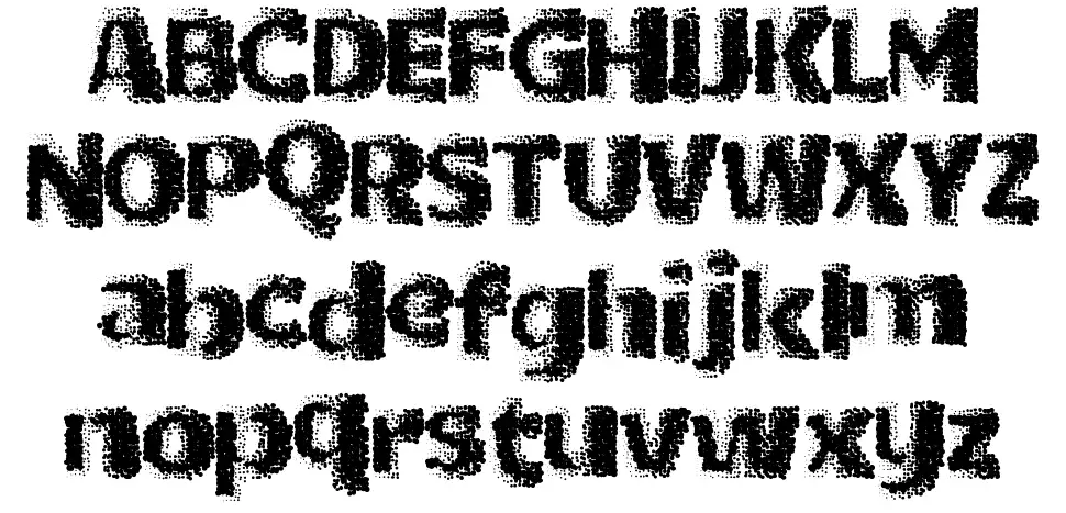 Dot Tricksfont specimens