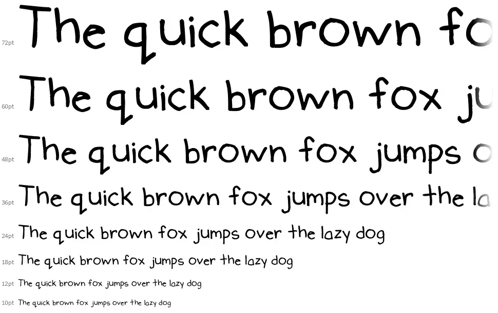 Duckyfont waterfall