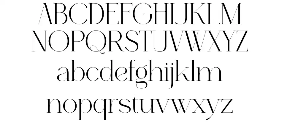 Earthyfont specimens