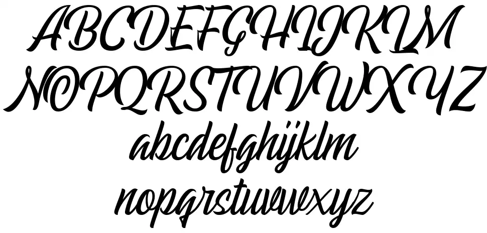 Echomotors Scriptfont specimens