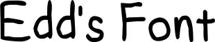 Edd's Font