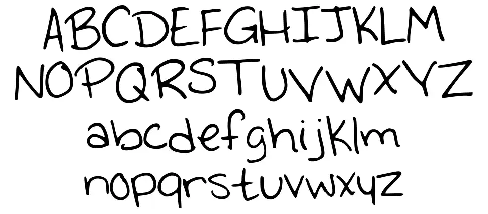 Emmys Handwritingfont specimens