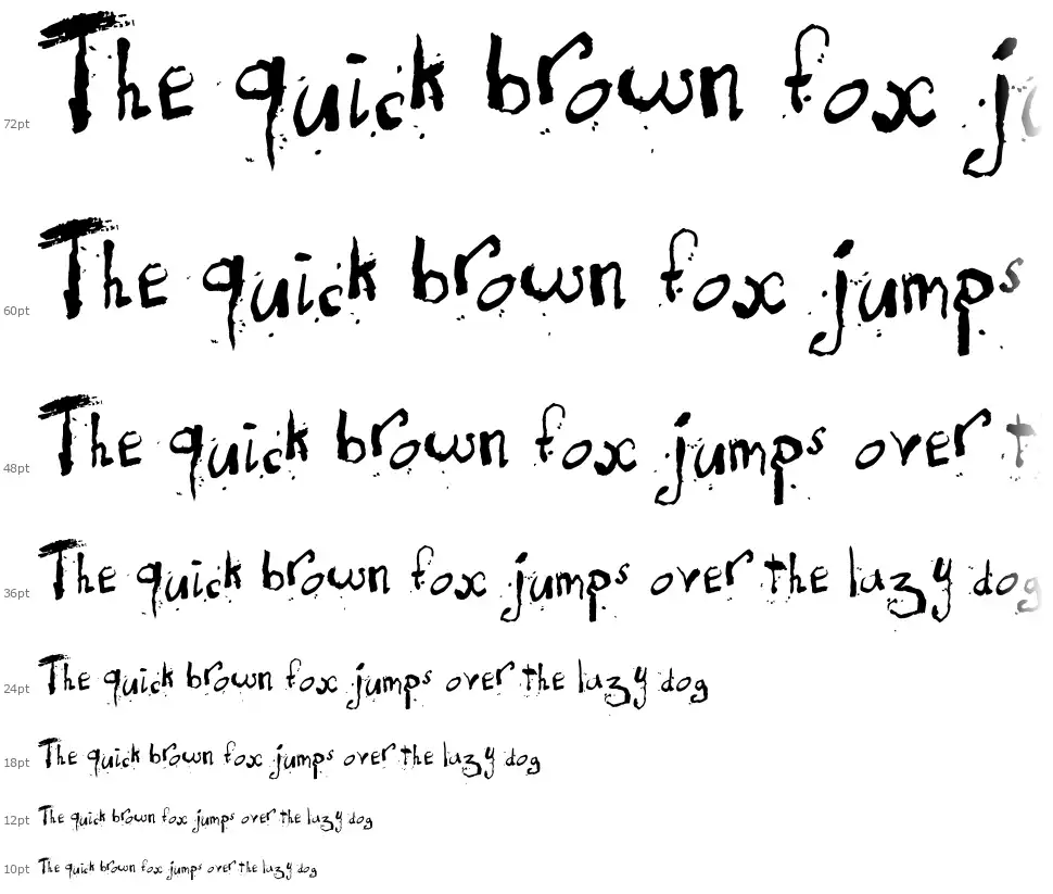 Exhaustedfont waterfall