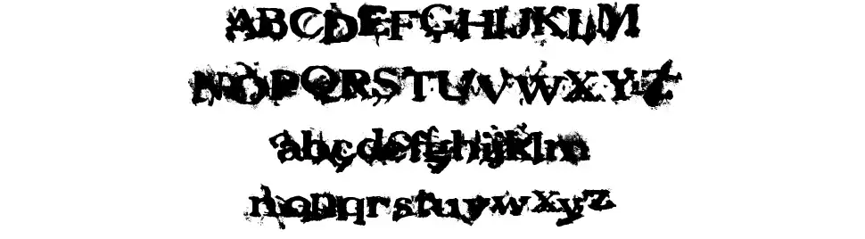 Fantasy Machinefont specimens