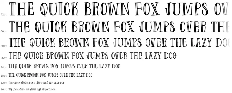 Farm to Market Fancyfont waterfall