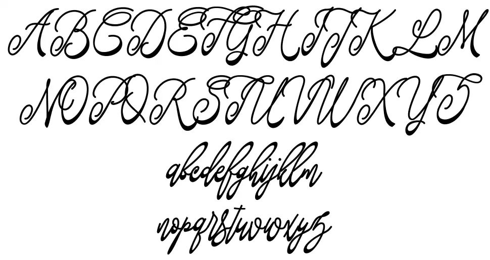 Fastterfont specimens