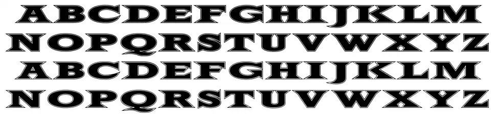 Fifty Two Lettersfont specimens