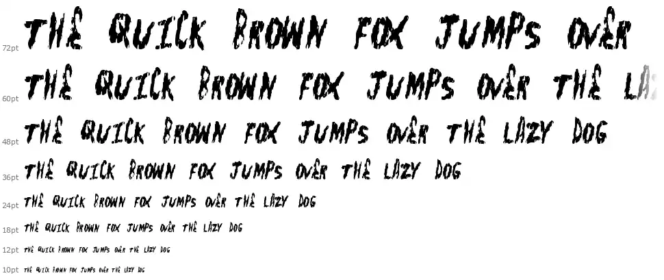 Flesh Shopfont waterfall