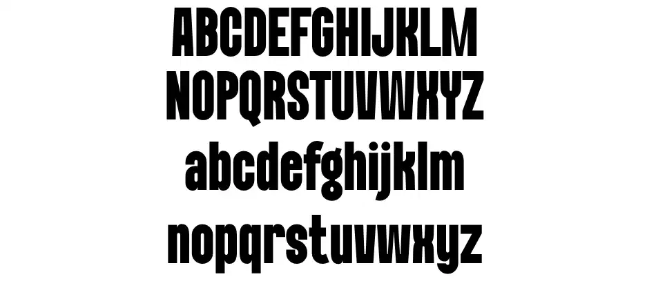Float Esemplari Floatfont specimens