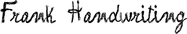 Frank Handwriting
