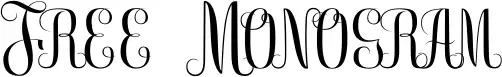 Free Monogram