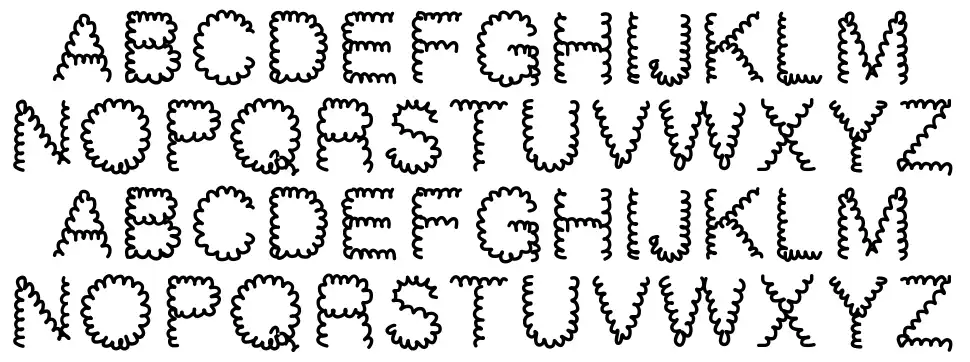Gaelle 2002font specimens